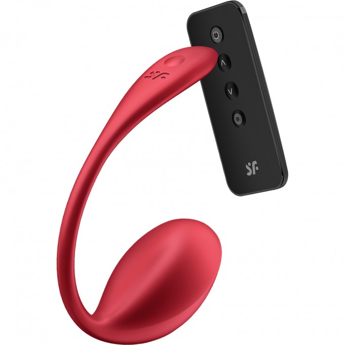 Виброяйцо SATISFYER SHINY PETAL CONNECT APP красное 4002675 Виброяйцо SATISFYER SHINY PETAL CONNECT APP красное 4002675